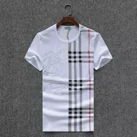 2018 t shirt burberry garcon half grid